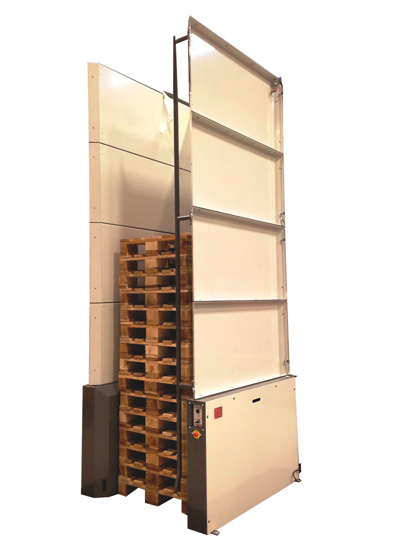 Etra Oy Pallet stackers for 25 pallets
